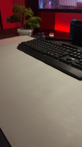 Kimsnot Mouse Pad Alas Laptop Keyboard XXL Non Slip Mat 900x400x3mm - KIM94 - Gray