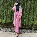 ROK SERUT VIRAL KOREAN LOOK BAHAN SATIN VELVET PREMIUM. 
