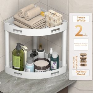 MINGZHIYIFAN | Corner Space-saving Bathroom Storage Shelf