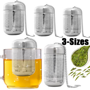 3 Size Stainless Steel Tea Infuser Tea Leaves Spice Strainer Fine Mesh Coffee Diffuser Filter Seasoning Ball Kitchen Teaware Accessorie