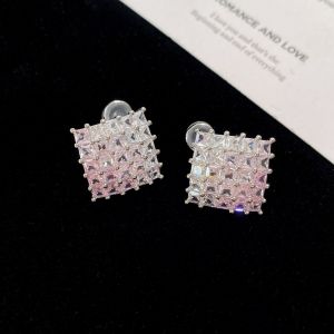 KAIROS Pink Ombré Diamond-Inspired Earrings Adjustable Coiled Ear Clips