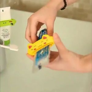 DiyHomeIpoh [Multifunction] Reusable Manual Toothbrush Holder Toothpaste Squeezer Plastic Rolling Tube New