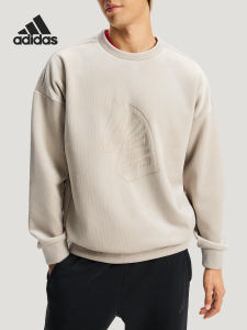 adidas | Áo Hoodie Nam Cổ Tròn Bền Phong Cách Rộng Rãi