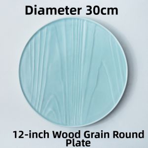 Heat Resistant Steak Pasta Grill Ceramic Plate