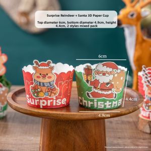 DOLO DAKING | Cute Heat-Resistant Muffin Paper Cups