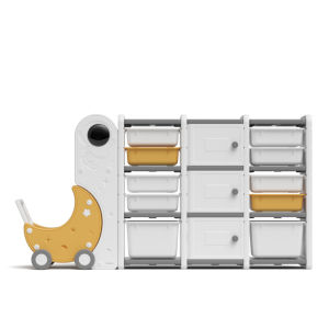 Lechin | Multifunction Storage Rack Bookshelf Toy Organizer Baby Feeding Station