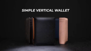 Ví đựng thẻ dáng đứng NATOLI gập đôi đựng thẻ cao cấp BST Simple Vertical Wallet V3