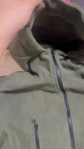 Men Winter Autumn Polar Fleece Tactical Military Combat Cargo Jackets Trekking Hiking Camping Climbing Hooded Sportswear Coat