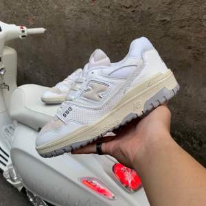 CHÍNH HÃNG - GIÀY NEW BALANCE 550 WHITE GREY - BB550PB1 Dành cho fan yêu màu trắng 🔥