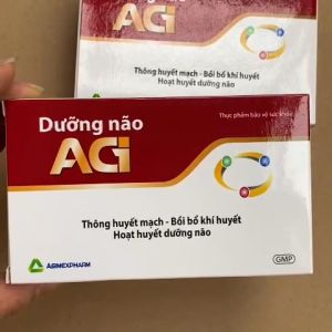 Bổ não hoạt huyết dưỡng não cải thiện trí nhớ chống chóng mặt AGI (Hộp 3 vỉ x10 viên)