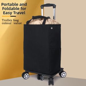MLZH | Foldable Home Use Shopping Cart Trolley