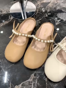 YooWoo Flatshoes Wanita / Sepatu Slop Wanita Elegan / Sepatu Wanita Kekinian / Sepatu Slip On / Flat Shoes Mary Jane Wanita