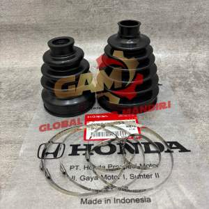 Karet Drive Shaft in dan out / Boot CV Joint Honda Jazz RS GD3/GE8 premium bonus clamp 44017-SEL-T00 + 44018-SEL-T00 1set 2pcs