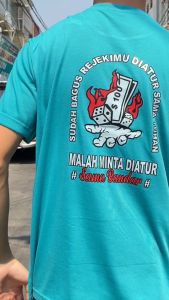 KAOS ATASAN DISTRO OBLONG DEWASA PRIA LENGAN PENDEK GAMBAR DEPAN BELAKANG KEKINIAN XS-XXL-DTF-717