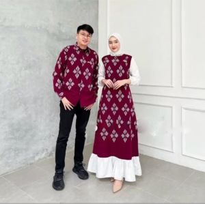 baju couple pasangan - baju tenun couple - baju couple pasangan kondangan - couple tenun