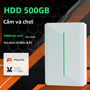 Bộ Điều Khiển Ổ Cứng Trò Chơi 500G Với Hơn 38200 Trò Chơi & 49 Trình Giả Lập - Retrobat & Playnite Plug&Play Cho PS3/PS2/PS1/Switch/WII/NES