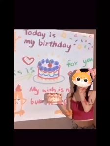 Mini Birthday Projector / Happy Birthday Projector / Proyektor Mini Ulang Tahun