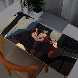 Bandai | Naruto Itachi Uchiha Mouse Pad Gaming Accessories Gabinete Gamer PC Computer Desk Mat Large XXL Keyboard Tablet Mousepad