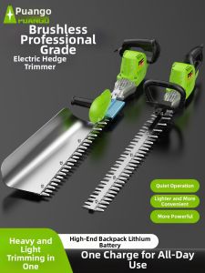 PUANGD | Battery-Powered Back-Bearing Hedge Trimmer 24V