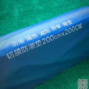 Double Sided Aluminum Foil Waterproof Outdoor Camping Hiking Beach Picnic Sleeping Blanket Mat Pad