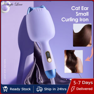 Hengfa Lina Cat Ear Wave Hair Curler Egg Roll Negative Ion Moisturizing Professional Electric Hair Curling Iron Women Styling Tools