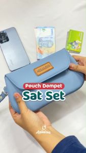 AQILALOVA Saida Dompet Wanita Pouch Kunci & Handphone