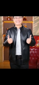 Bonnie Cathy แจ็คเก็ตหนังเทียมกันหนาวสำหรับผู้ชาย ปกขนสัตว์ ซิปหน้า ทรงหลวม เหมาะสำหรับใส่ในฤดูหนาวและชีวิตประจำวัน