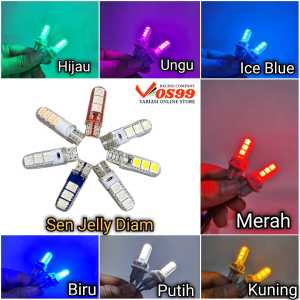 2 Buah Lampu Senja T10 Sein Jelly Diam Non Flash Universal