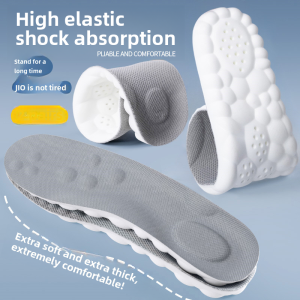 Sport Shoe Insoles Men Women Absorb Sweat Anti Odor Shock Absorption Soft Arch Support Winter Collection Comfortable Feeling