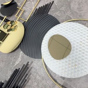 150x60cm Light Luxury Iron Art Creative Wall Hanging Decoration Sofa Background Wall Metal Pendant