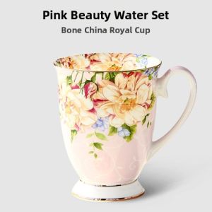 PINLAIYUN | Creative European Style Large Capacity Ceramic Cup with Lid