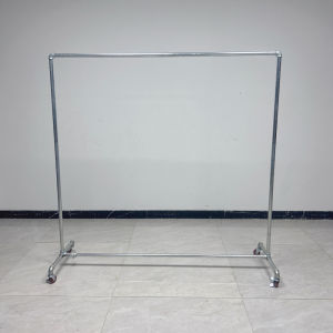 Zinc-coated Water Pipe Clothing Display Rack