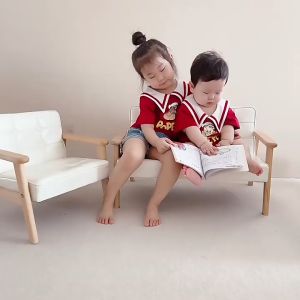Kids Solid Wood Sofa Chair Childrens Armchair