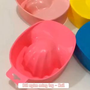 Bát nhựa ngâm tay vỏ sò làm nail | Bát ngâm tay nails spa