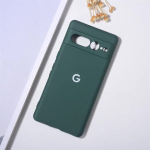 Shockproof Full Wrap TPU Case for Google Pixel 7/7 Pro/7A 7Pro Soft Liquid Silicone Anti-Fall Back Protect Phone Cover Shell
