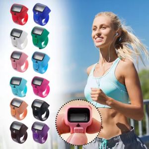 Mini Ring Counter Multi Purpose Counting Tool Fitness Electronic Finger Counter Resettable Clicker Ring Exercise Fitness Timer
