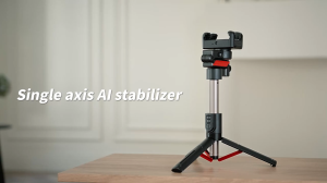 【Gear Outdoor】KF-C16 Selfie Stick Tongsis Tripod Bluetooth Anti Shake Face Tracking HP 1M 360 Stabilizer Bisa meletakkan 2 lampu magnetik