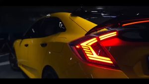 Blue Angel Stop Lamp Honda Civic Hatchback 2016-2020 Ceremonial Transformers Style