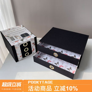 Desktop Saving Simple High-End Cloth Storage Box for Home Office Drawer Organization Pratic Desk Neatness Tidy up Tool