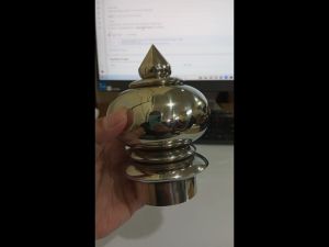 Mahkota Motif Stainless 2 1/2in 304 aksesoris stainless steel