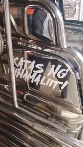 Katas ng Minamaliit Stickers for Car Decals Successful Self Made Motorcycle Waterproof Sticker Cars