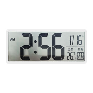 Large Screen Digital Clock Battery Operated Table Top Wall Mounted Date Temperature Time Display Living Room Decorative Clock