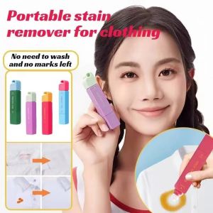 Portable Instant Stain Remover Pen Washing Free Grease Removal Double Head Design Oil Remover Stick Emergency Decontamination Cleaning Stick