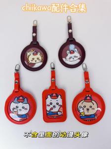 Chiikawa DQ Collaborative Transparent PVC Material Paper Bag Tea Milk Tea Bag DIY round Bucket Bag Single Shoulder Crossbody Handbag