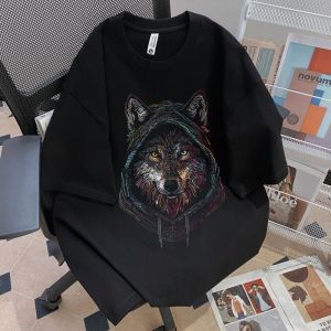 FLICBS | XL Size 300lb American Streetwear T-shirt Loose Fit