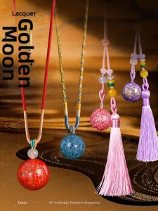 AIERLISHA | Intangible Cultural Heritage Lacquer Beads Handmade DIY Material Set