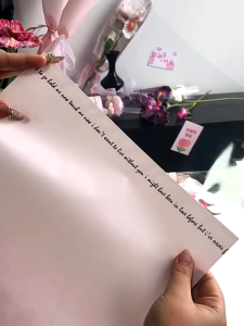 10pcs Single Stem Bouquet Lining Shaping Piece Transparent Flower Wrapping Bag Transparent for Anniv etc