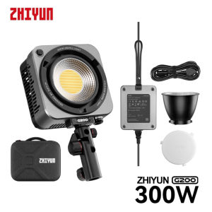 ZHIYUN MOLUS G200 Portble Video Light 2700-6500K 0-100% Dimming 300W Fill Light For Film Interviewing Photography Studio
