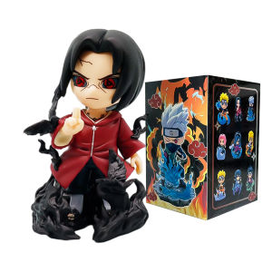 Bandai | Bộ Mô Hình Nhân Vật Hoạt Hình Naruto Phiên Bản Q Hộp Bí Mật - Uzumaki Sasuke Itachi Kakashi PVC Quà Tặng Cho Người Hâm Mộ