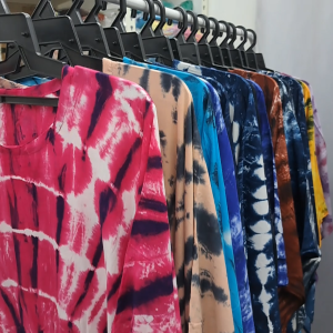041[6037] *HOT ITEMS* LONG KAFTAN TIEDYE JUMBO SIZE *Wholesale Available